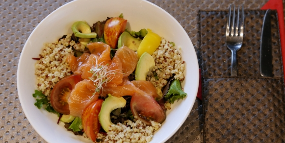 Quinoa & Salmon Salad